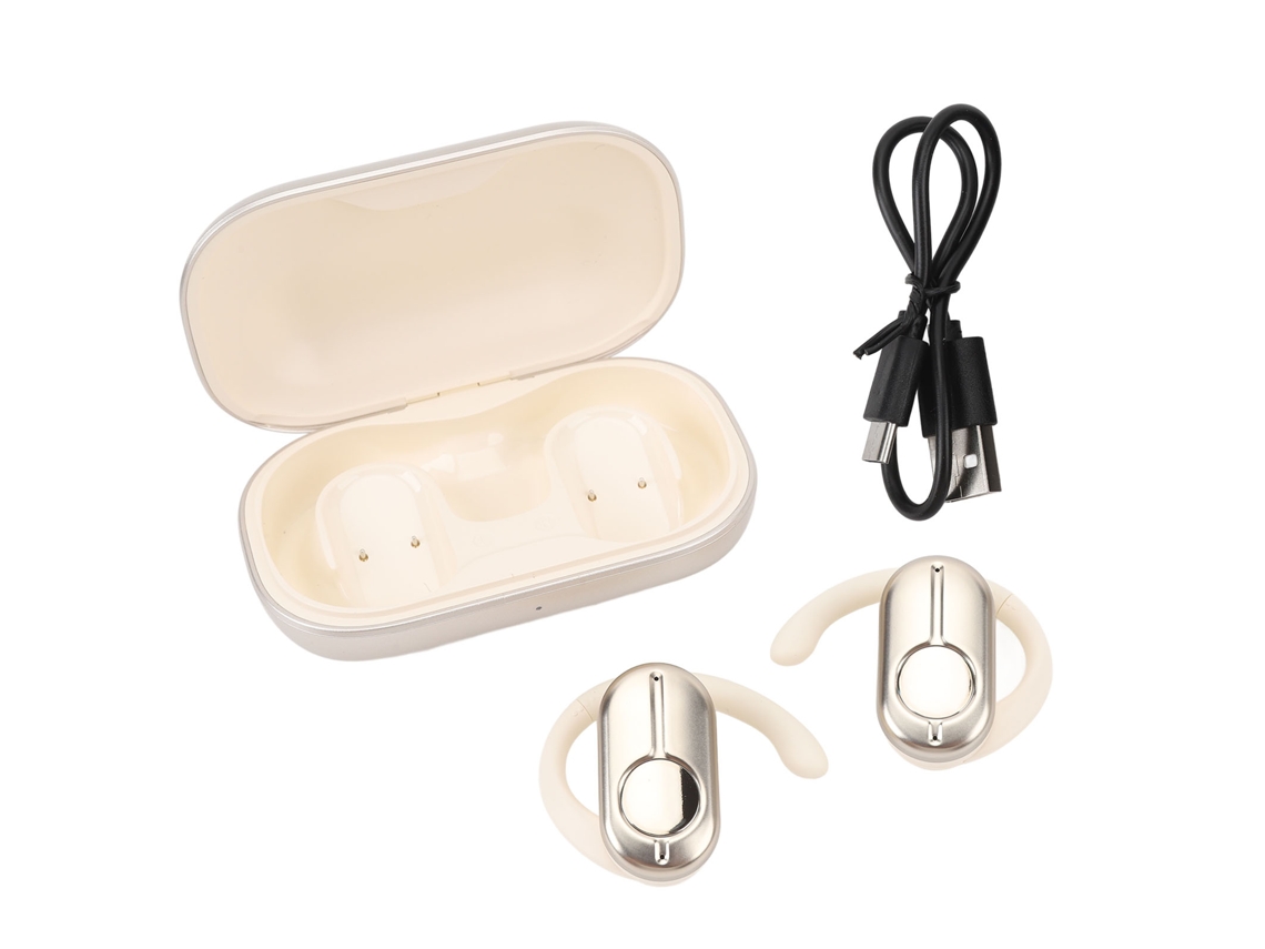 Auriculares Inalámbricos De Oído Abierto Bluetooth 5.3 Con Cancelación De Ruido Ipx4 Air Driving Sports Gold