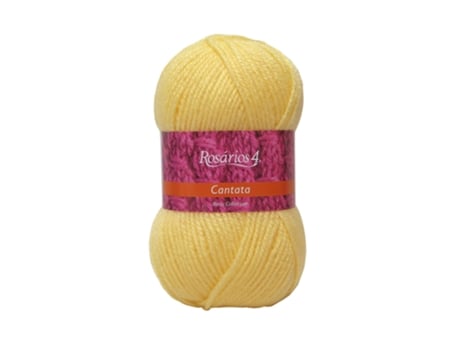 Hilo de La ROSARIOS 4 Cantata 100G Amarelo Bebe 21