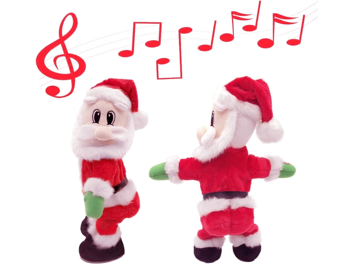 Papá Noel canta y baila