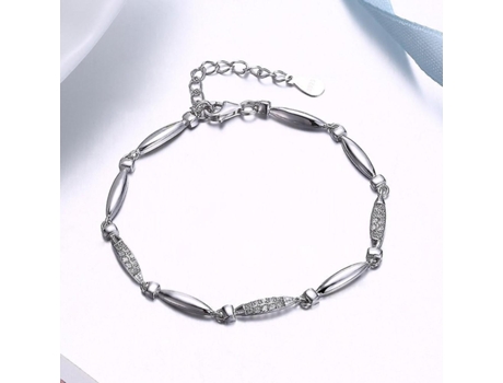 Pulsera de plata esterlina pulsera de bambú simple joyería fina sb-b008