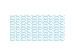 100 Clip De Papel De Metal Con Forma De Animal Cute Anti-deslizante Para Scrapbooking Azul
