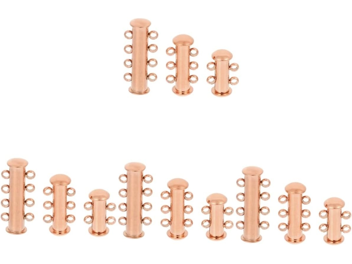 Juego De 12 Cierres Superpuestos Para Collares Y Pulseras De Cuentas, Estilo Superpuesto.