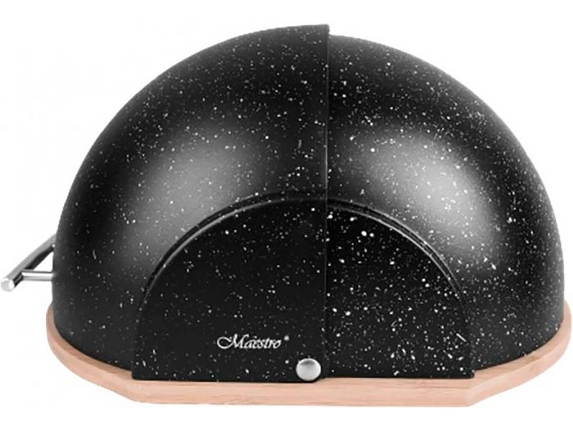 Panera de Mesa para Guardar Pan,  MAESTRO Negro