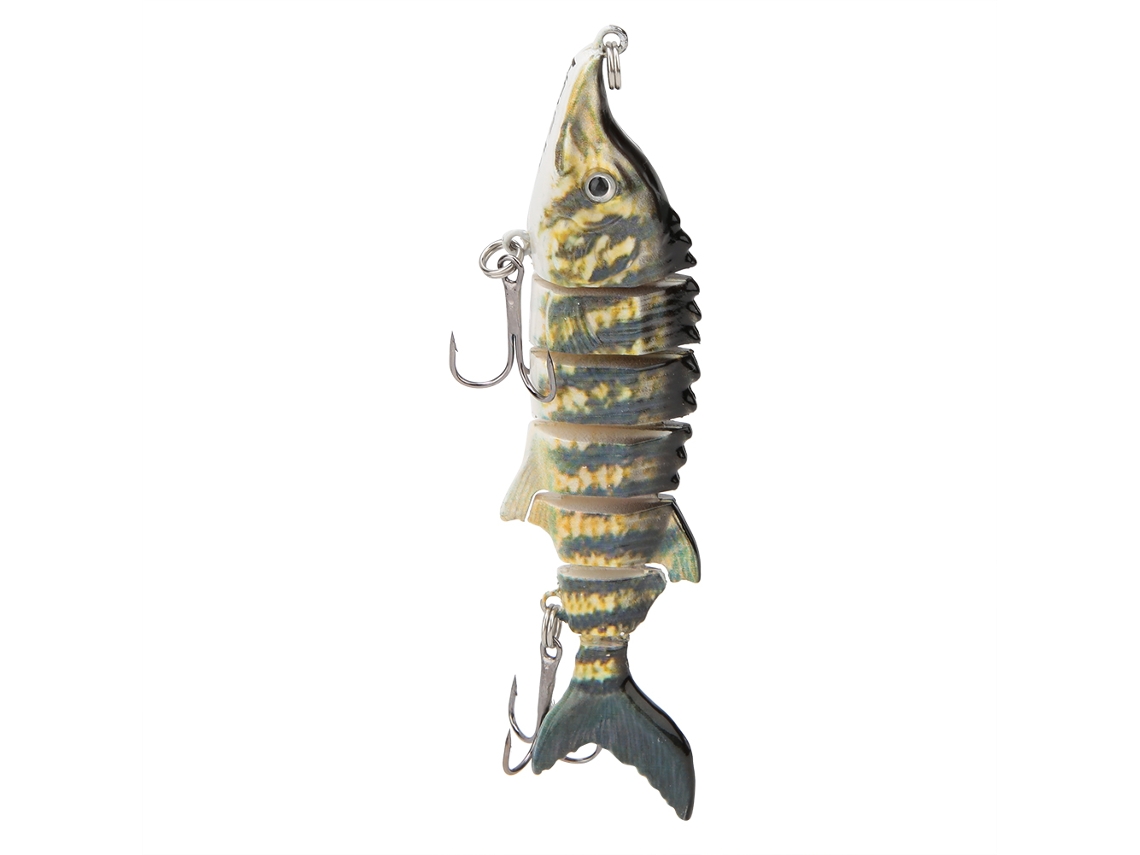 Danu26-señuelo De Pesca Artificial De Plástico 11cm Multisección Sumergible Con Anzuelos Jm040-4