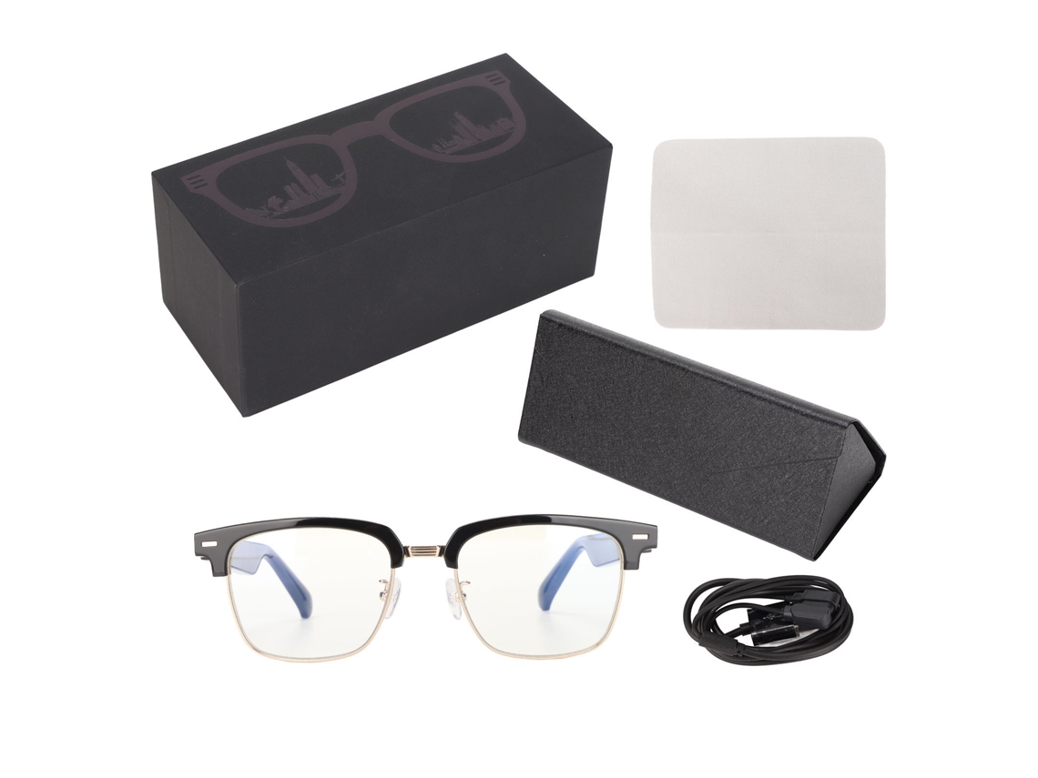 Gafas inteligentes Junli Bt5.0 con protección contra la luz azul y llamadas inalámbricas