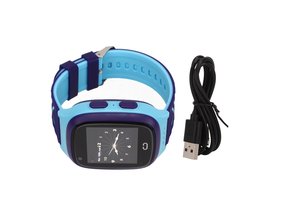 2026-reloj Inteligente Impermeable Para Niños Con Pantalla Táctil Cámara Video Y Reloj Despertador Azul