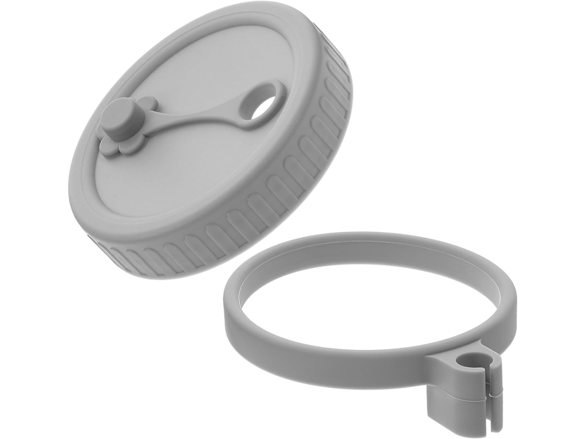 Tapa hermética de silicona para tarros de conservas, cocina - Slowmoose