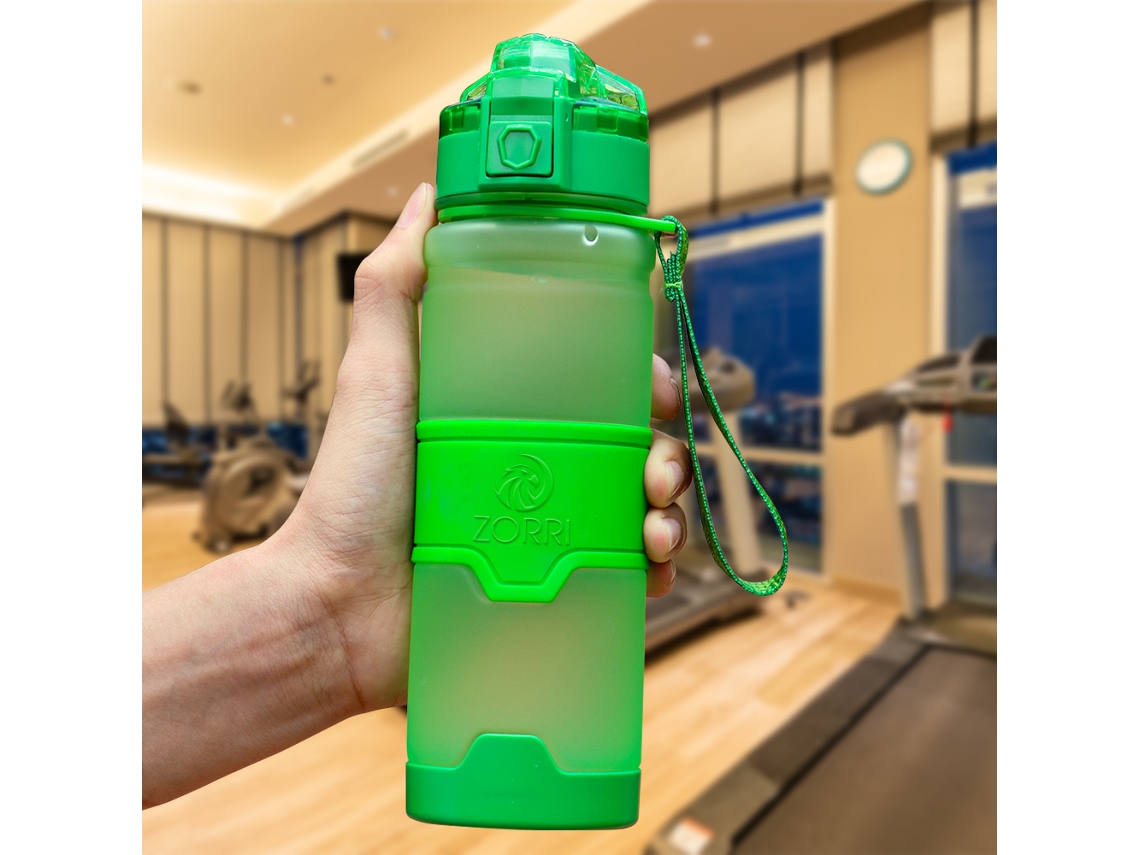 (verde) Botella De Agua Deportiva Portátil Ecológica De 1000 Ml Sin Bpa, Resistente A La Corrosión