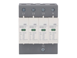 Protector Contra Sobretensiones De 4 Polos, 385 V Ca, Ip20, 40 Ka, Montaje En Riel De 36 Mm.