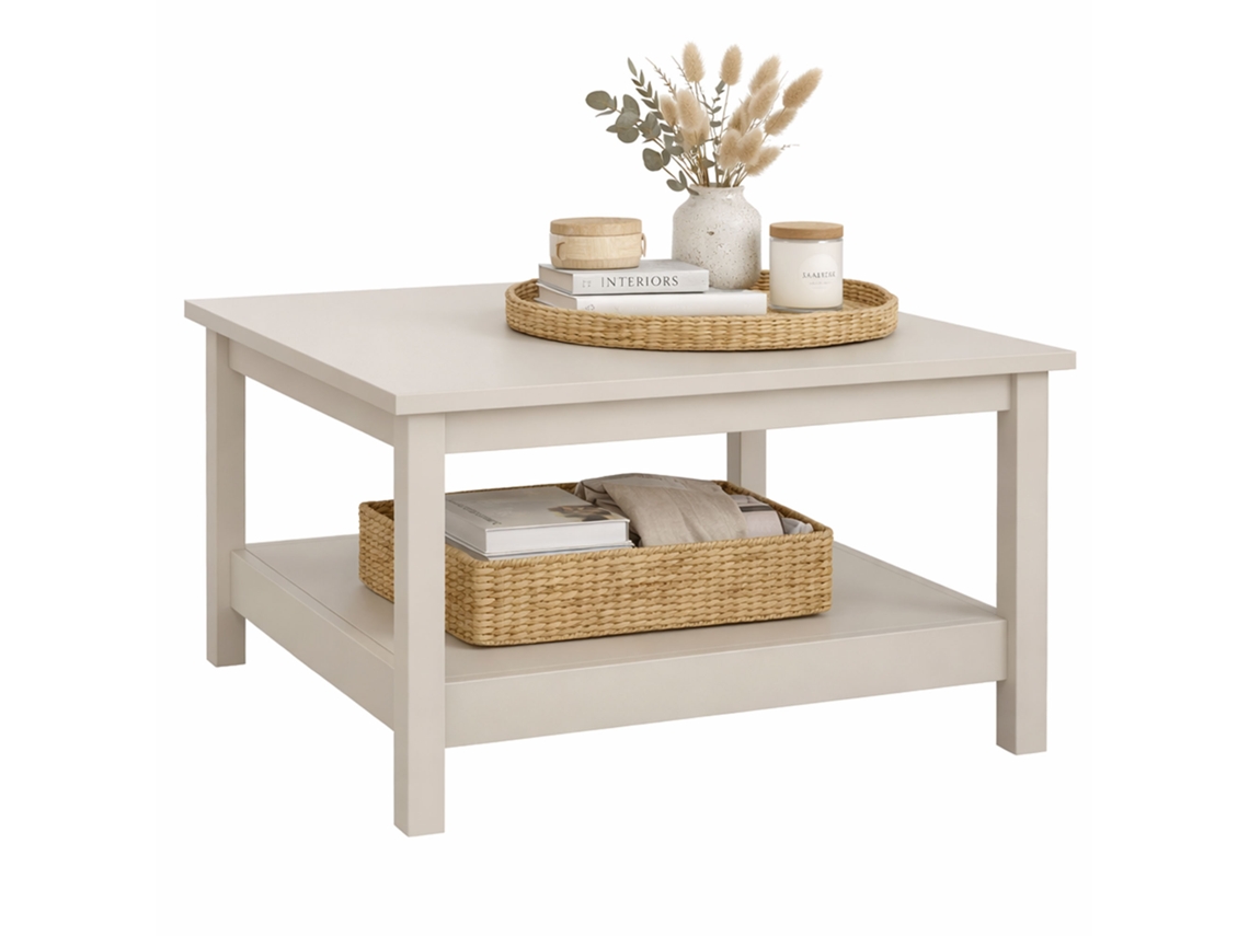 Mesa de centro de cachemir Guadalquivir con 2 compartimentos WELLHOME
