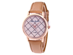 Reloj De Pulsera Sencillo Y Moderno Para Mujer, Con Correa De Malla De Aleación Y Esfera Redonda De Cuarzo Blanca.