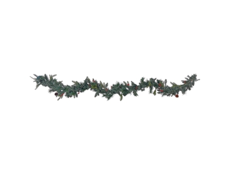 Guirnalda LED de Navidad 270 cm verde BELIANI Whitehorn