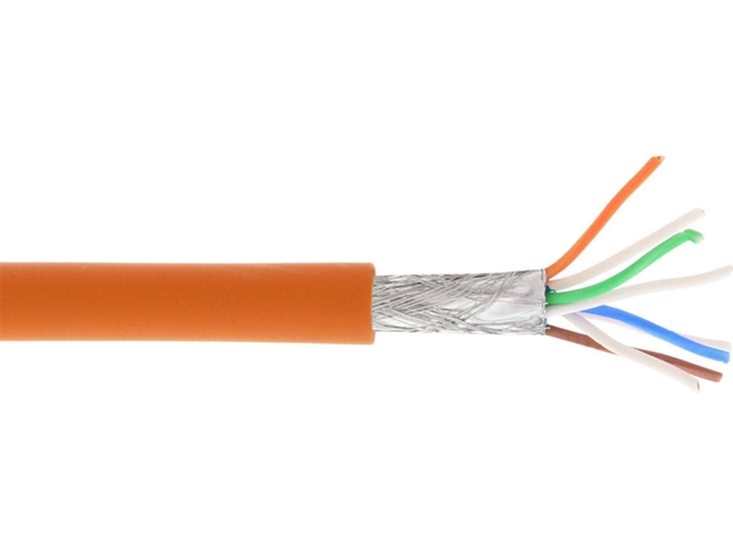 Cable INLINE (RJ45 - 100 m - Naranja)