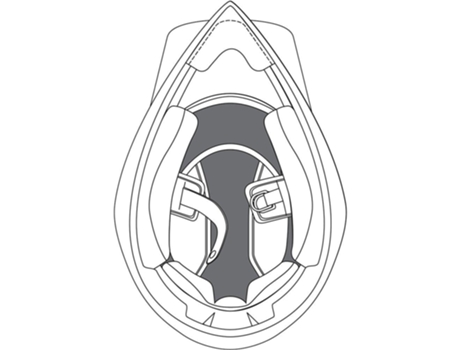 Casco AGV Ax9 Crown Pad