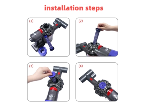 Paquete de 3 prefiltros y 3 paquetes de postfiltros Hepa de repuesto para aspiradora inalámbrica Dyson V7 V8