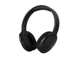 Auriculares inalámbricos Bluetooth para juegos, plegables y circumaurales, con graves potentes, 5,3 pulgadas, negros.