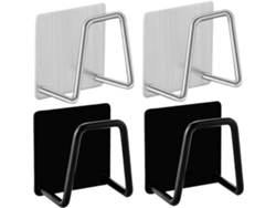 Soporte Para Esponja, Acero Inoxidable, Autoadhesivo, 4 Unidades