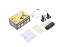 Lupa De Diadema Con 21 Combinaciones, Lentes Reemplazables De 3x A 10x Y Led, Doble Voltaje.