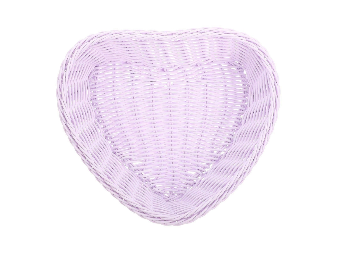 Cesta De Diseño En Forma De Corazón Cesta Para Servir Alimentos Cesta De Mesa Para Almacenamiento De Snacks Webake