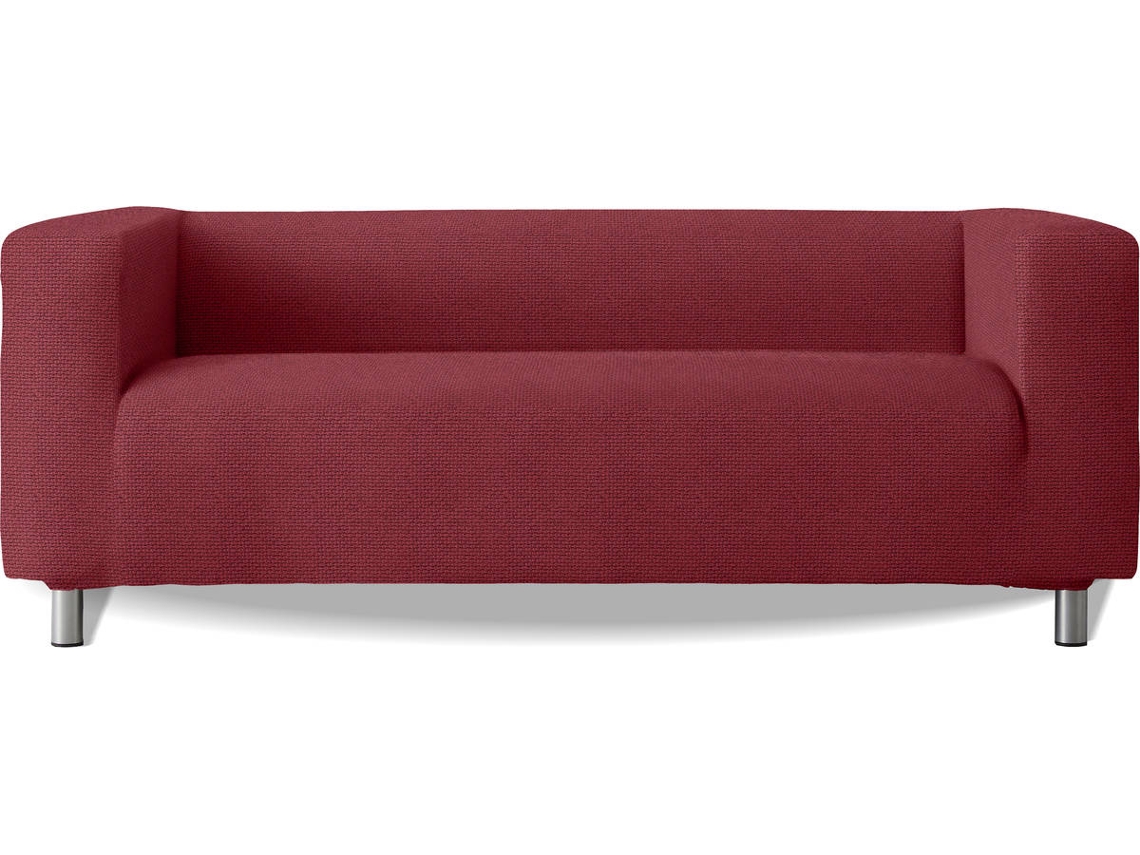 Funda para Sillón Tejido Elástico MILICA Spongy Marrón (Poliéster, Algodón, Elástomero - 130 cm)
