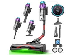 Aspiradora inalámbrica Ultenic U18 Powerpro, 55000 Pa/80 min, con cepillo antienredos para pelo de mascotas y alfombras.