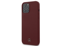 Funda para iPhone 12 Pro Max MERCEDES Silicona Rojo