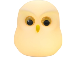 Lámpara de noche de búho de silicona suave para habitaciones de niños y niñas, luz tenue y batería de 1200 mAh. SFUSHOS