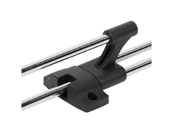 Barra extensible para armario, barra deslizante para armario, soporte organizador de ropa ajustable de 30 cm
