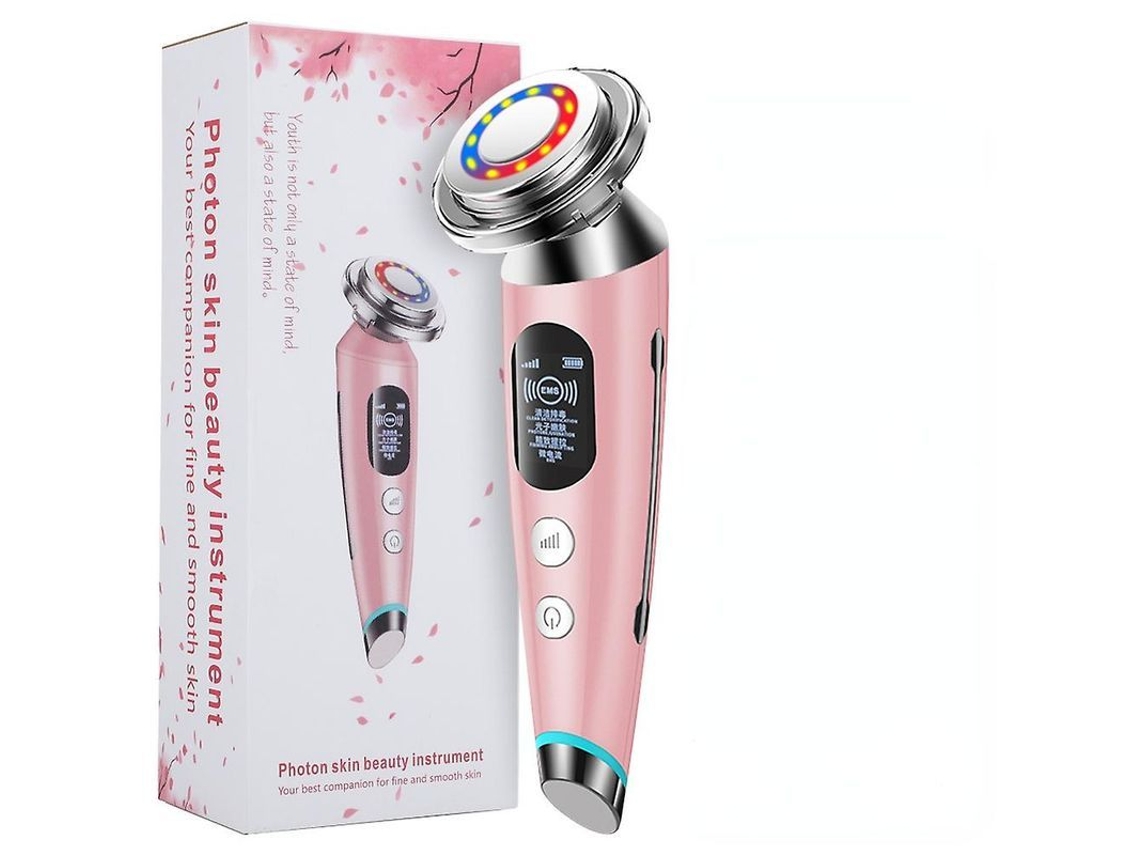 Dispositivo De Lifting Facial Con Microcorriente Ems Y Luz Led Para Adelgazamiento Y Cuidado Facial.