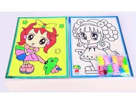 8 colores nieve perla barro tablero de pintura pintura a mano juguetes de arte, juguetes de plastilina de dibujo tablero de bricolaje juguete para ...