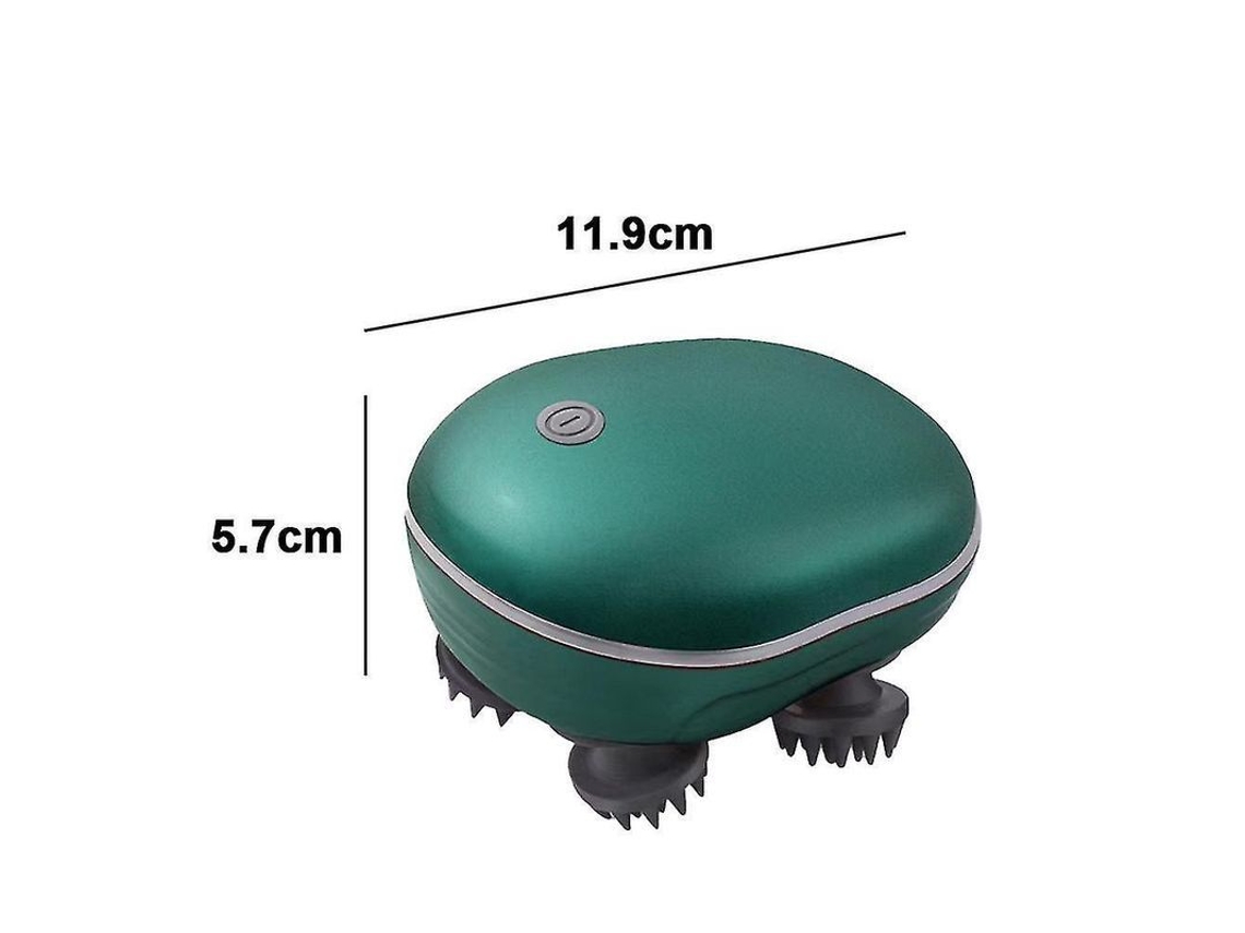 Dan26-masajeador Portátil Eléctrico Para Perros Y Gatos Con 4 Cabezas Rotativas Y Nodos Suaves