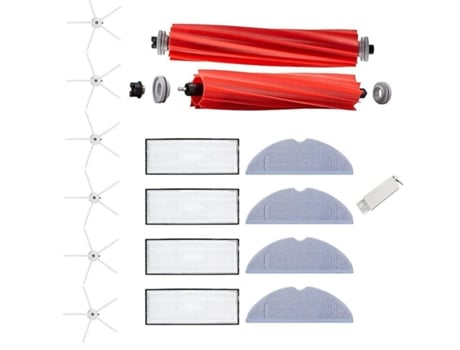 Escova principal escovas laterais filtros hepa para xiaomi roborock s7 t7s