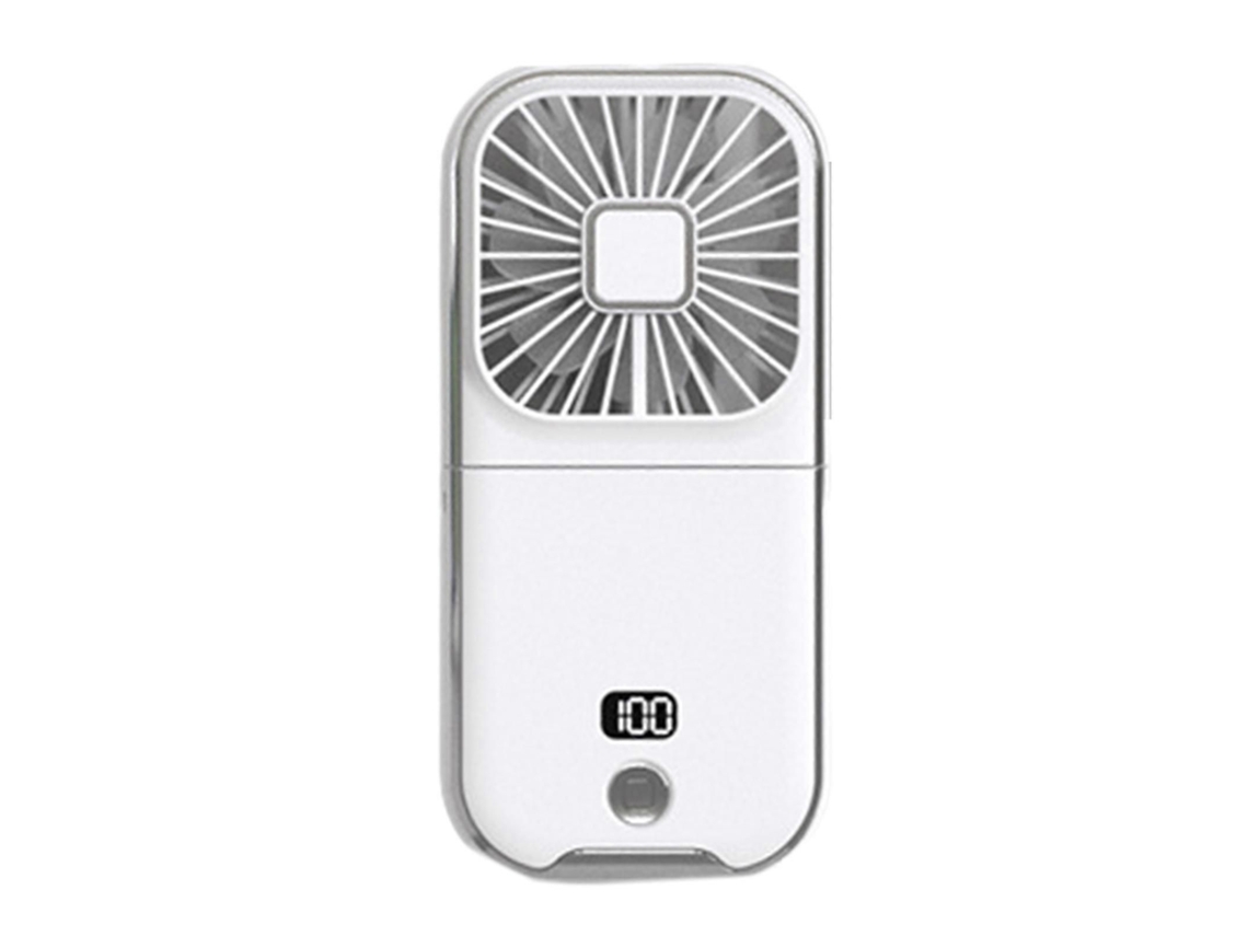 Mini Ventilador Portátil Recarregável, Ventilador De Mão Dobrável, Ventilador Portátil De Plástico Para Uso Interno E Externo, Rosa.