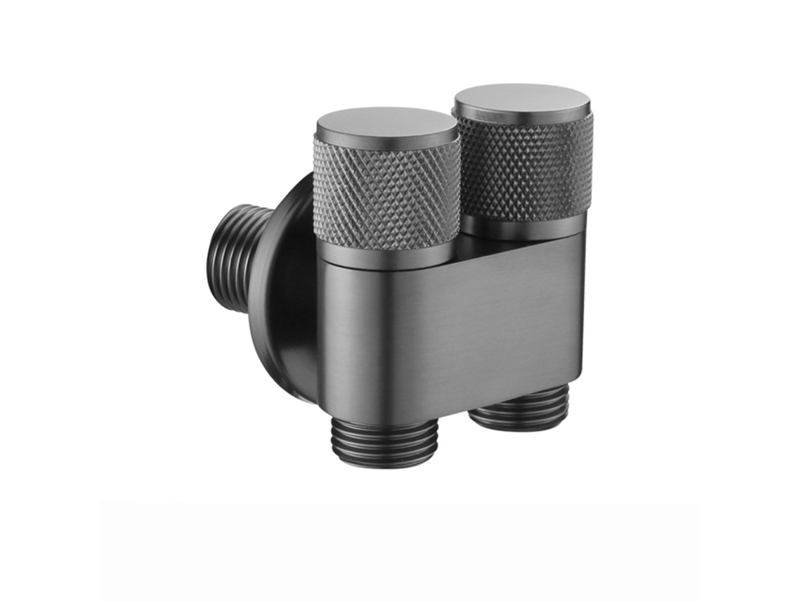 Grifo Multifunción G1/2, Grifo Gris De Control Dual De Uno A Dos Salidas Chrui