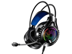Auriculares Para Juegos Con Sonido Rgb 7.1, Usb Y Conector De 3,5 Mm, Ajustables Y Suaves Para Ordenador.