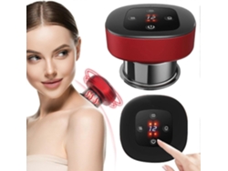 GOKOCO Set de terapia con ventosas eléctricas 4 en 1, masajeador anticelulítico inteligente portátil con luz roja para casos de crisis.
