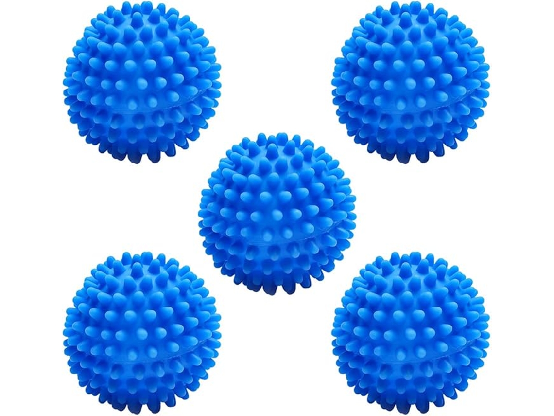 Bolas Para La Ropa - 5 Unidades - Antienredos - Evitan Eficazmente Que La Ropa Se Amontone Y Se Arrugue.