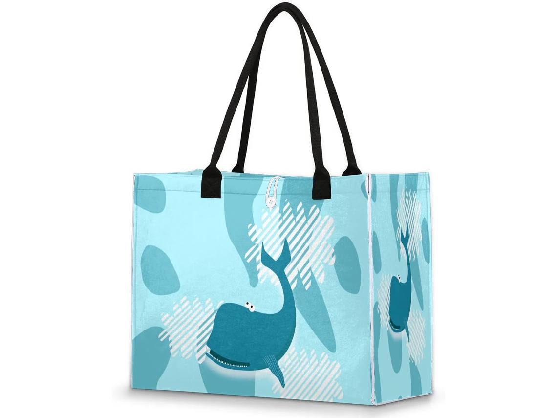 Bolso Grande Tropicallife Asa Superior Estampado Ballena Para Mujeres Niñas Color Xx Large 42 X 17 33 Cm