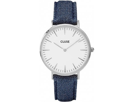 Reloj CLUSE Mujer (Piel - Azul)