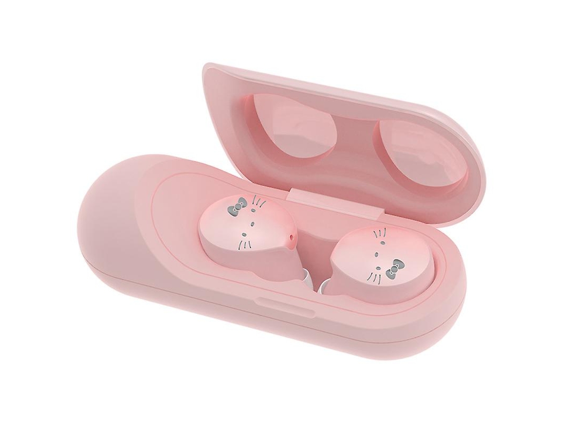 Auriculares Bluetooth True Wireless  Kawaii Sanrio Hello Kitty Rosa