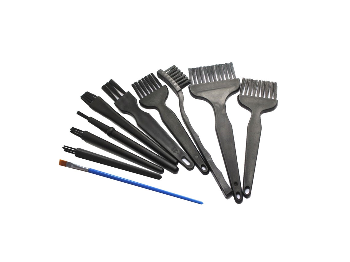 Kit De Pincéis Antiestáticos Para Limpeza De Teclado Computador Celular Tela Placa De Circuito 10pcs