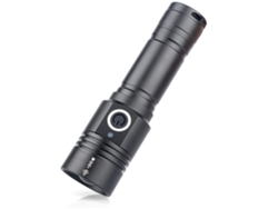 Antorcha LED portátil negra para el hogar YEMAESRE