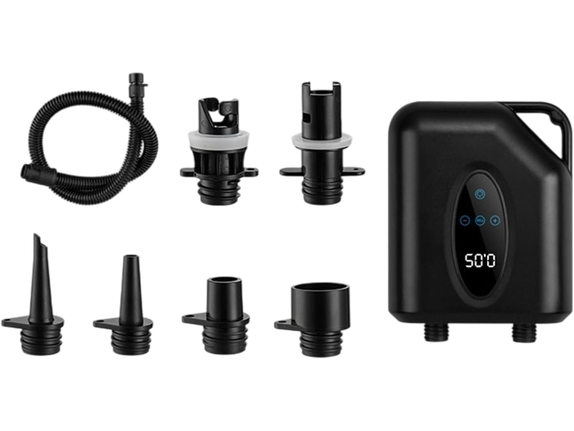 Compresor De Aire De Alta Presión De 20 Psi Con Pantalla Digital Y 6 Boquillas Portátiles Para Aerógrafos.