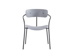 Conjunto 2 Cadeiras CONCEPT U Alexia (Cinzento - Polipropileno - 47x56x77 cm)