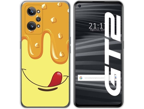 Carcasa para Realme GT 2 5G TUMUNDOSMARTPHONE Dibujos Helado Vainilla Multicolor
