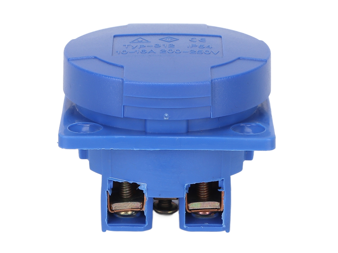 Enchufe Industrial Impermeable Oculto Ip54 Para Agricultura, Puertos, Caravanas, Camping, Enchufe Europeo.