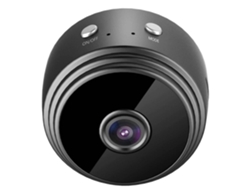 Mini cámara espía Yizhood HD 1080P con wifi, visión nocturna inalámbrica y detección de movimiento (negra)