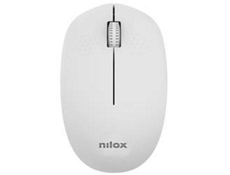 Ratón Inalámbrico Óptico NILOX NXMOWI4013 (Blanco - Gris)
