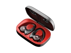Auriculares Longa Duração Redução Ruído Chamada Duplo Yizhood True Wireless Bluetooth Rojo