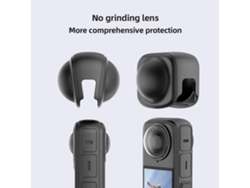 Tapa De Lente De Silicona Para Cámara Panorámica Insta360 X4 Protectora Accesorio Compatible